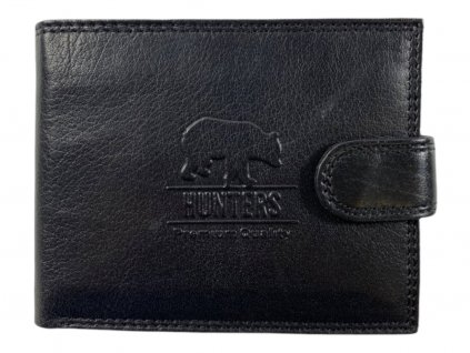 Hunters kožená peněženka - černá KHT5700L