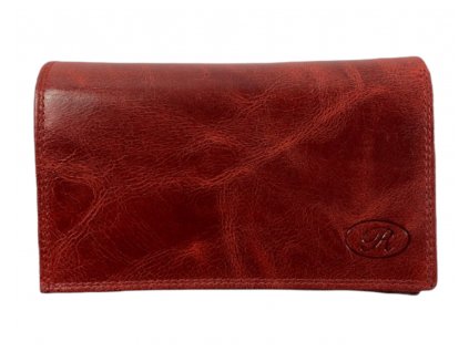 Dámská kožená peněženka Loranzo - červená 744