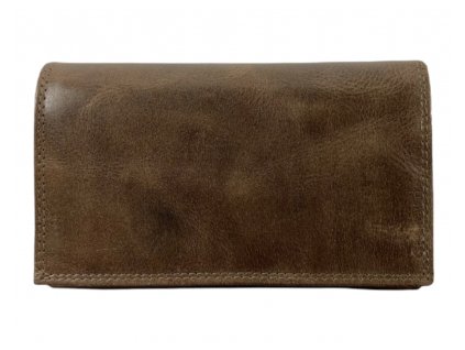 Dámská kožená peněženka Loranzo - hnědá 744