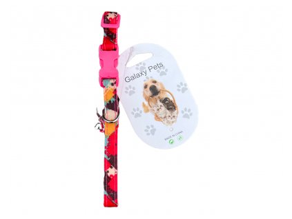 Obojek pro psy s rolničkou - růžová 7829