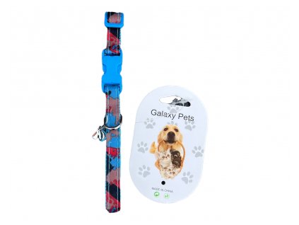 Obojek pro psy s rolničkou - modrá 7829