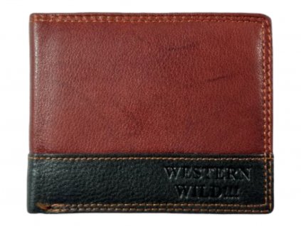 Kožená peněženka Wild - vínová 3333