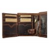 Pánská kožená peněženka Pedro - hnědá 9946