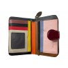 Dámská luxusní kožená peněženka - barevná 4904