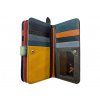 Dámská luxusní kožená peněženka - barevná 5209