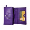 Dámská kožená peněženka Roberto - fialová 3173