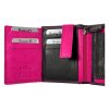 Dámská kožená peněženka Roberto - růžová 2498