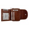 Dámská kožená peněženka Roberto - hnědá 2499