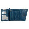Dámská kožená peněženka Wild - modrá 7822