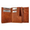 Dámská kožená peněženka Wild - hnědá 7822
