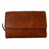 Dámská kožená peněženka Wild - hnědá 7824