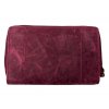 Dámská kožená peněženka Wild - vínová 7824