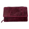 Dámská kožená peněženka Wild - vínová 7824