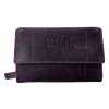 Dámská kožená peněženka Wild - fialová 7824