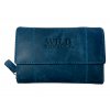 Dámská kožená peněženka Wild - modrá 7824
