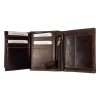Kožená peněženka Loranzo - hnědá 782