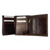 Kožená peněženka Loranzo - hnědá 792