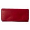 Dámská kožená peněženka Loranzo- červená 448