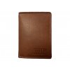 Celokožená peněženka - hnědá 0173