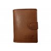 Celokožená peněženka - hnědá 0175