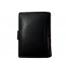 Celokožená peněženka - černá 0177