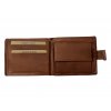 Celokožená peněženka - hnědá 01716