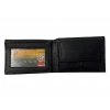 Malá kožená peněženka - černá 796