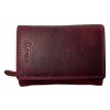 Kvalitní kožená peněženka Pedro - červená 458
