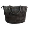 Dámská kožená kabelka Green Valley - tmavě hnědá 20428