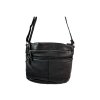 Dámská kožená kabelka Green Valley - černá 20415