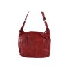 Dámská kožená kabelka Green Valley - červená 10430