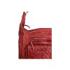 Dámská kožená kabelka Green Valley - červená 10430