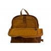 Dámský kožený batoh Green Valley - hnědý 10429