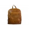 Dámský kožený batoh Green Valley - hnědý 10429