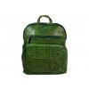 Dámský kožený batoh Green Valley - zelený 10429