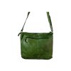 Dámská kožená kabelka Green Valley - zelená 10415