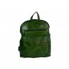 Dámský kožený batoh Green Valley - zelený 20429
