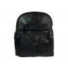 Dámský kožený batoh Green Valley - černý 20429
