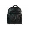 Dámský kožený batoh Green Valley - černý 20429