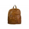 Dámský kožený batoh Green Valley - hnědý 20429