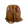 Dámský kožený batoh Green Valley - hnědý 20429