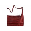 Dámská kožená kabelka Green Valley - červená 20430