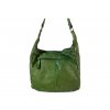 Dámská kožená kabelka Green Valley - zelená 20430