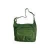 Dámská kožená kabelka Green Valley - zelená 20430