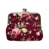 Peněženka na drobné s květinami 290/18