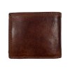 Kožená peněženka tmavě hnědá - motorka 104