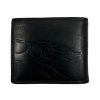 Kožená peněženka černá - kůň 105