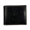 Kožená peněženka černá - motor 104