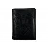 Kožená peněženka černá - motor 105