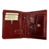 Kožená peněženka červená - kůň 106